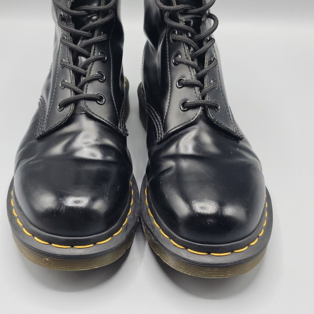 Dr. Marten 1460 Patent Leather Air Wair Combat Boots Women's Size US 10 AW004 - Picture 2 of 11